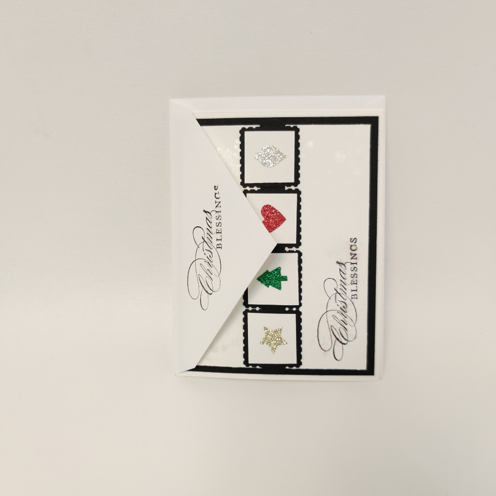 Handmade Merry Christmas Holiday Greeting Cards